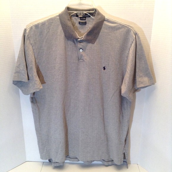 Polo Ralph Lauren Other - Polo Ralph Lauren Golf Polo Shirt 100% Pima Cotton Short Sleeve Gray Mens Size L